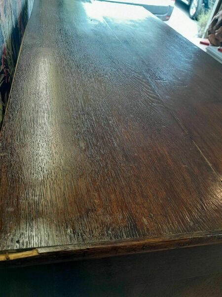Large antique georgian oak chest of 6 drawers – A rare vintage treasure