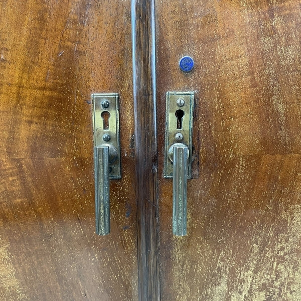 Art deco mahogany gentlemans wardrobe by compactom – A rare vintage treasure
