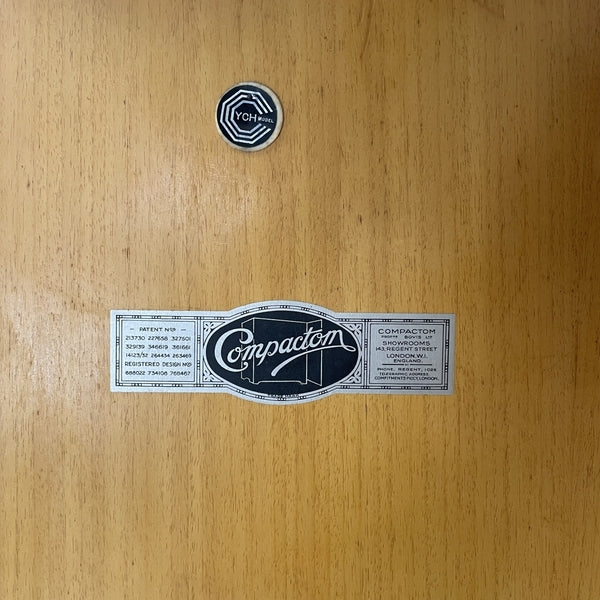 Art deco mahogany gentlemans wardrobe by compactom – A rare vintage treasure