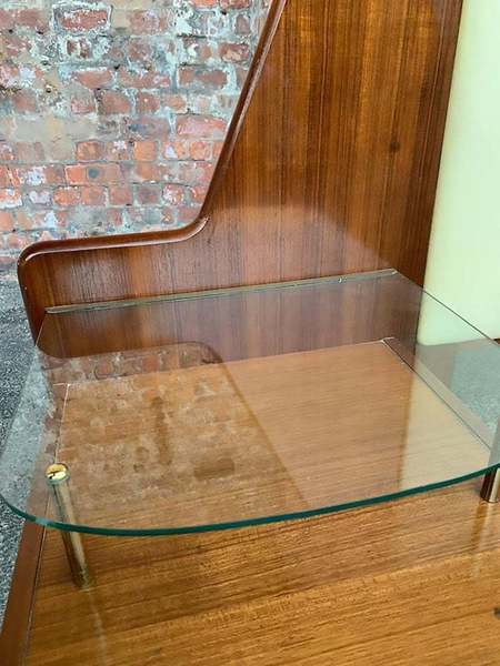 Midcentury g plan e gomme headboard with bedside – A rare vintage treasure
