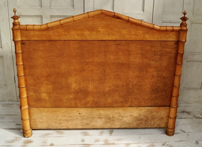 Antique faux bamboo hall bench – A rare vintage treasure