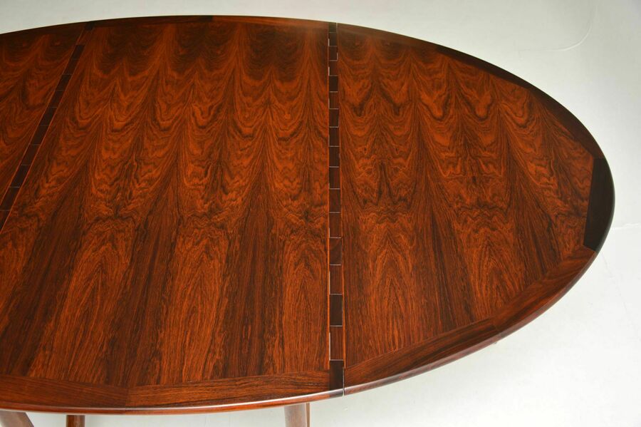 1960’s danish rosewood gate leg dining table by niels koefoed – A rare vintage treasure