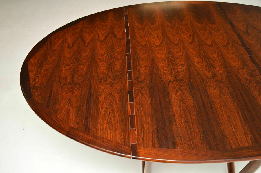 1960’s danish rosewood gate leg dining table by niels koefoed – A rare vintage treasure