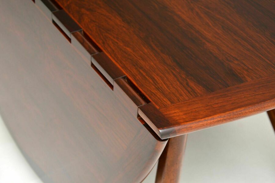 1960’s danish rosewood gate leg dining table by niels koefoed – A rare vintage treasure